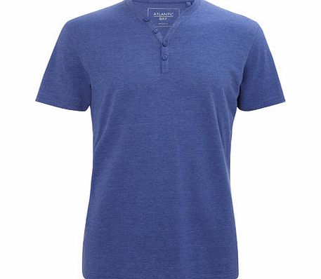 Bhs Blue Y Neck Tshirt, Blue BR52B16GNVY