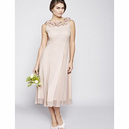 Bhs Blush Nancy Bridesmaid Dress, blushed pink