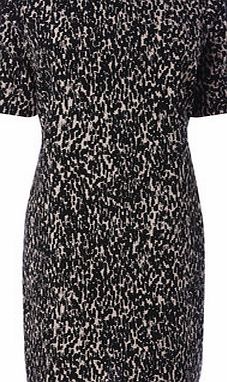 Bhs Blushed shadow print crepe lace sleeved tunic,