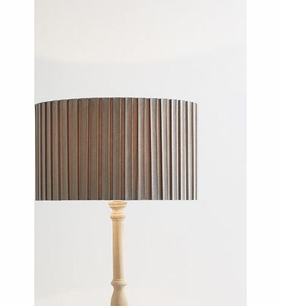 Bhs Box Pleat Drum Ceiling Shade, silver 9750560430