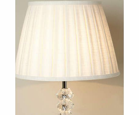 Box Pleat Taper Shade, ivory 9768820904