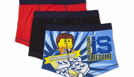 Bhs Boys 3 Pack Lego Movie Trunks, blue 1497391483