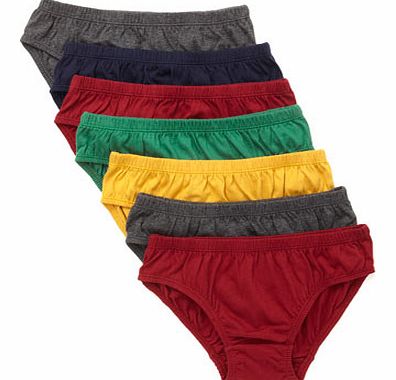Bhs Boys 7 Pack Basic Briefs, multi 1491119530