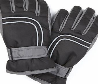 Bhs Boys Black Ski Gloves, black 1617888513