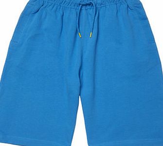 Bhs Boys Blue Cotton Pique Shorts, blue 2077931483