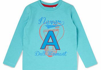 Bhs Boys Blue Long Sleeved Top, green 1621299533