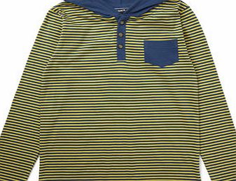 Bhs Boys Blue Striped Hoodie, blue 2076321483