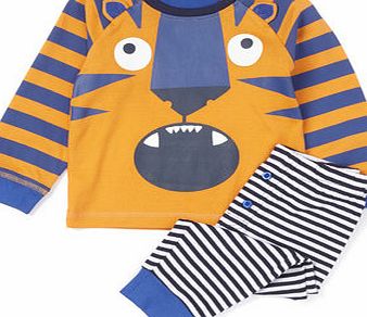 Bhs Boys Blue Tiger Pyjamas, blue multi 8890420214