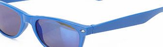 Bhs Boys Blue Wayfarer Revo Lens Sunglasses, blue