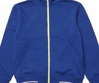 Bhs Boys Blue Zip Through Sweatshirt, blue 2077851483