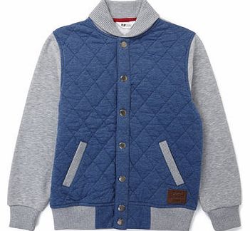 Boys Boys Blue Baseball Jacket, blue multi