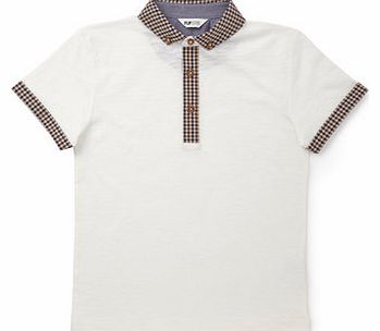 Bhs Boys Boys Cream Polo Shirt, cream 2073680005