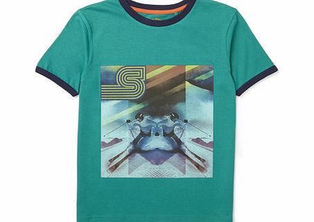 Boys Boys Green Print Tee, green 2074789533