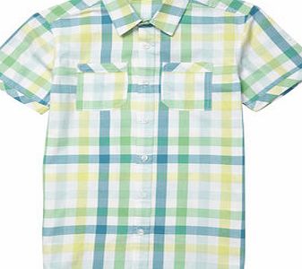 Bhs Boys Bright Checked Shirt, cream multi 2077835318