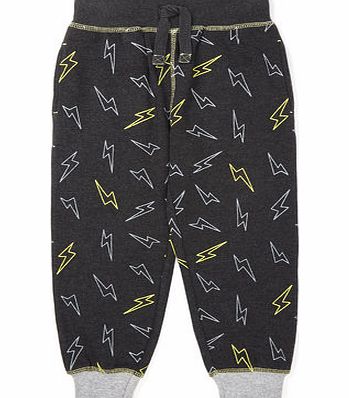 Bhs Boys Charcoal Lightening Drop Crotch Joggers,