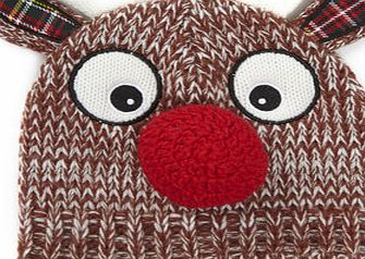 Bhs Boys Christmas Rudolph Hat, brown 1617860481