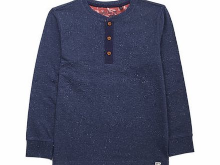 Bhs Boys Denim Blue Long Sleeve Top, denim 2075810590