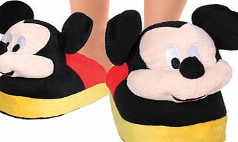 Bhs Boys Disney Red Mickey Stompeez Slippers, red