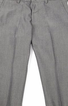 Bhs Boys Grey Panama Suit Trousers, grey 1614210870