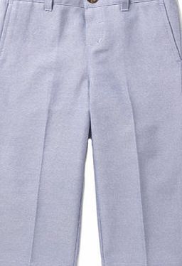 Bhs Boys JRM Blue Oxford Formal Suit Trousers, blue
