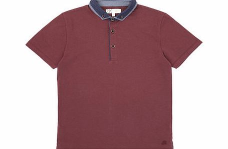 Bhs Boys JRM Burgundy Polo Shirt, burgundy 2074860012