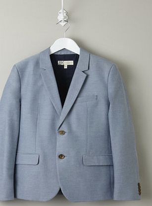 Bhs Boys JRM Chambray Oxford Suit Jacket, chambray