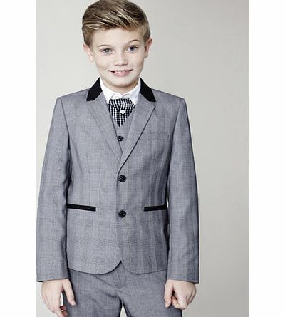 Bhs Boys JRM Grey Check Suit Jacket, grey 2074940870