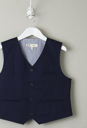 Bhs Boys JRM Navy Suit Waistcoat, navy 2077590249