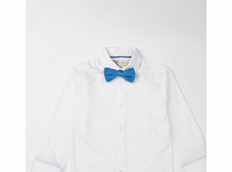 Bhs Boys JRM White Formal Shirt and Bow Tie, white