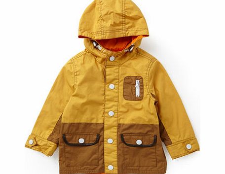 Bhs Boys Lightweight Colourblock Coat, yellow