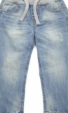 Bhs Boys Lightweight Twill Pull on Jeans, light