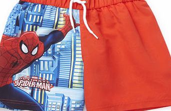 Bhs Boys Magic Spider-Man Swim Shorts, red 1619273874