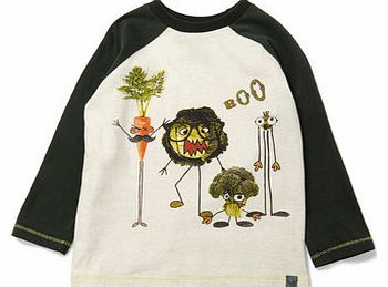 Boys Monster Long Sleeved Top, green 1620589533
