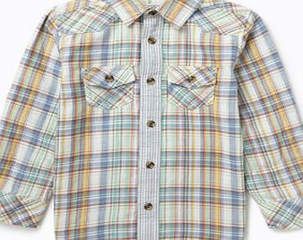 Bhs Boys Multi Checked Shirt, multi 1618429530