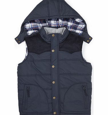 Bhs Boys Navy Padded Gilet, navy 2074400249