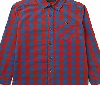 Bhs Boys Navy Red Checked Shirt, navy/red 2076304450