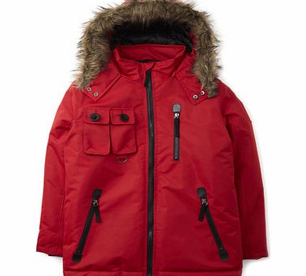 Bhs Boys Red Parka, red 2074383874
