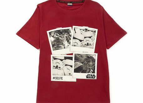 Bhs Boys Red Star Wars T-Shirt, red 2068303874