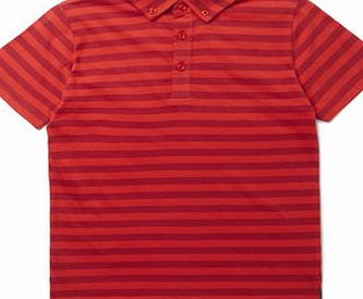Bhs Boys Red Stripe Polo Shirt, red 2078753874
