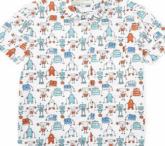 Bhs Boys Robot Short Sleeve Shirt, multi 1618409530