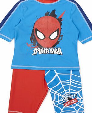 Bhs Boys Spider-Man Sunsafe Suit, red 1619283874