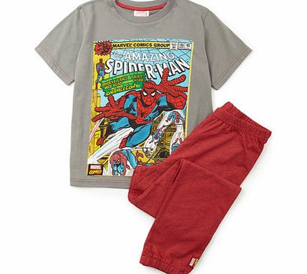 Bhs Boys Spiderman Pyjamas, grey multi 8882785273