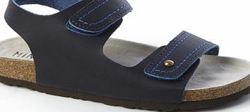 Bhs Boys Younger Boys Navy Footbed Sandals, navy
