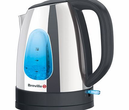 Bhs Breville polished stainless steel kettle, silver