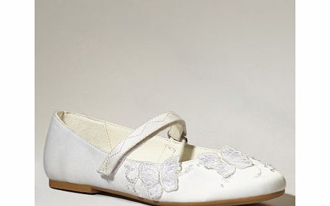 Bhs Bridesmaid Betty Butterfly Shoes, ivory 1121730904