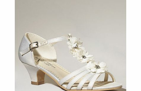 Bhs Bridesmaid Salsa Butterfly Heel Sandals, ivory