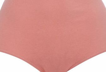 Bhs Bright Pink Cotton Full Brief, bright pink