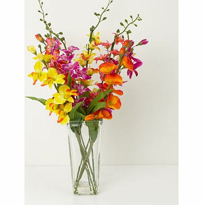 Bhs Brights in large clear vase, multi 30919639530