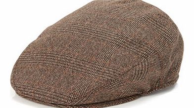 Bhs Brown Check Flat Cap, Brown BR63H03DBRN