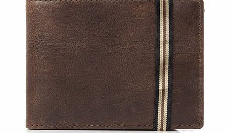 Bhs Brown Genuine Leather Wallet, Leather BR63W03FBRN